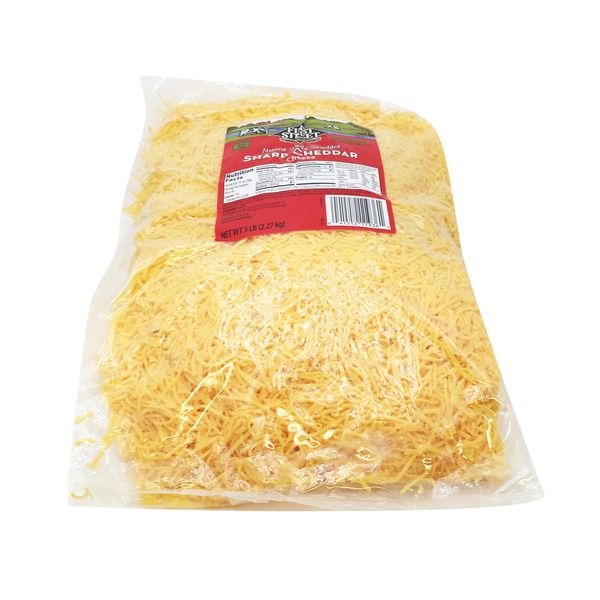 First Street Feather Shredded Sharp Cheddar (5 lb) from Smart & Final Instacart