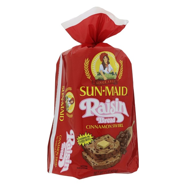 SunMaid Raisin Bread Cinnamon Swirl (1 lb) from Costco Instacart