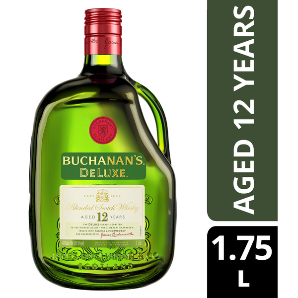 Buchanan's 12 Yr Deluxe Scotch Whiskey Same-Day Delivery or Pickup