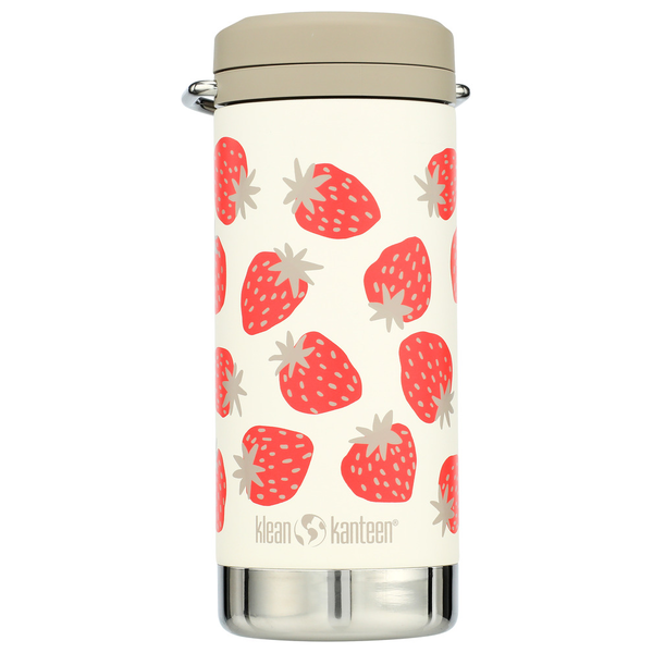 Klean Kanteen Tkwide 12Oz (W/Twist Cap) Strawberries Same-Day