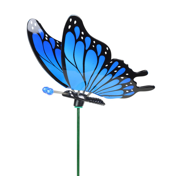 Exhart 28.74-in Blue Plastic Animals Stake