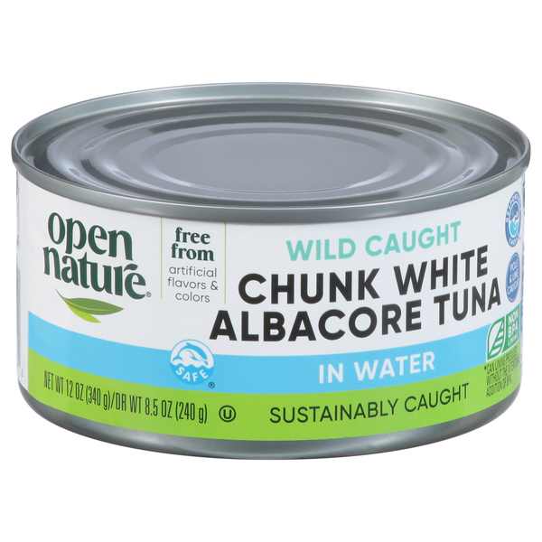 Open Nature Tuna, Albacore, Chunk White, in Water