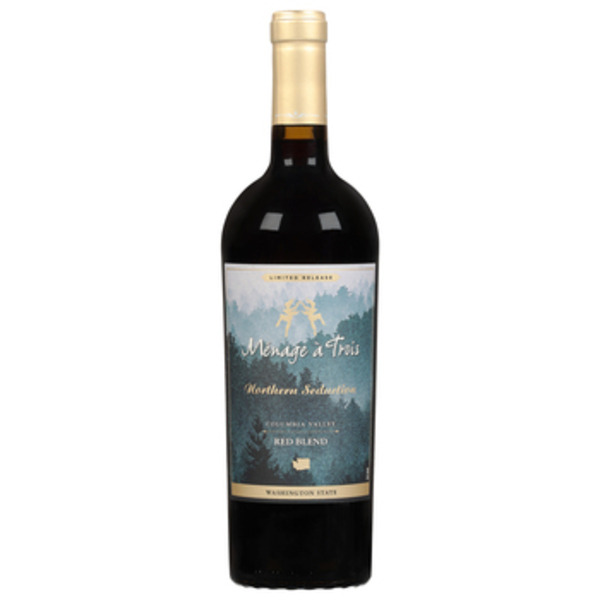 Ménage à Trois Northern Seduction Red Blend Wine Same-Day Delivery