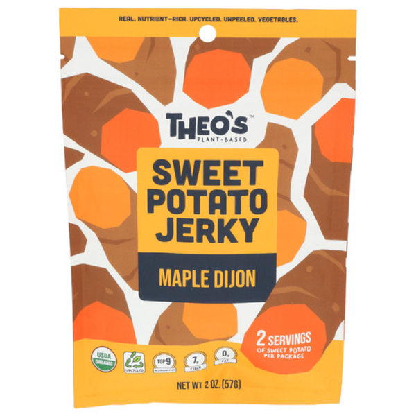 Theos Plantbased Organic Maple Dijon Sweet Potato Jerky Same-Day