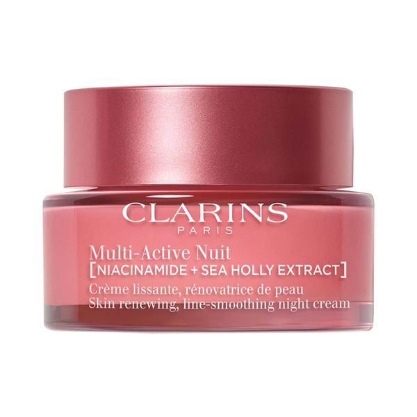 Clarins Multi-Active Night Moisturizer for Lines, Pores, Glow With Niacinamide
