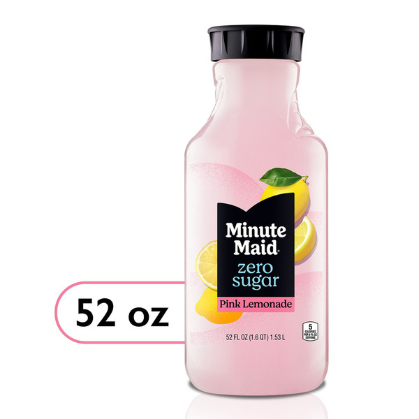 Minute Maid Pink Lemonade Zero Sugar Same-Day Delivery or Pickup