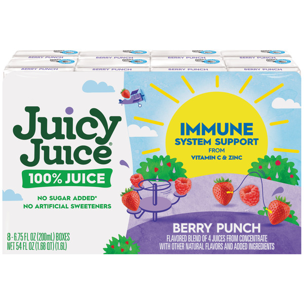 Juicy Juice 100% Juice Immune System Support from Vitamin C and