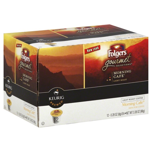 Folgers Keurig Morning Cafe Light Roast Coffee K Cups from King Soopers  Ins