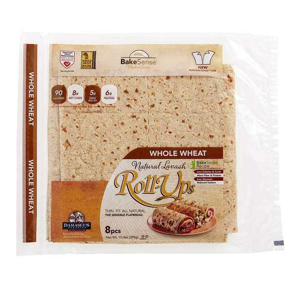 Damascus Bakeries Natural Lavash Roll-Ups, Whole Wheat Same-Day