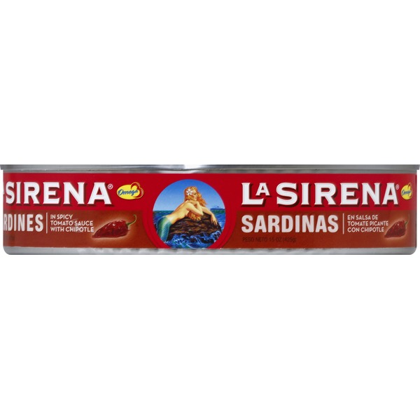 La Sirena Sardines, in Spicy Tomato Sauce with Chipotle (15 oz) Instacart