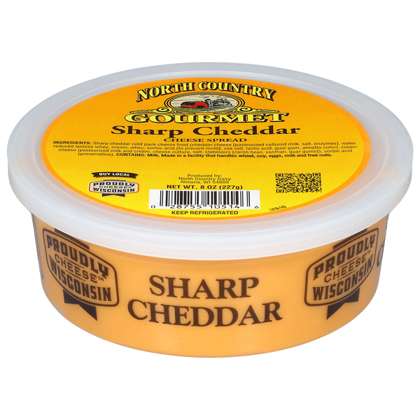 North Country Gourmet Sharp Cheddar Cheese Spread Same-Day