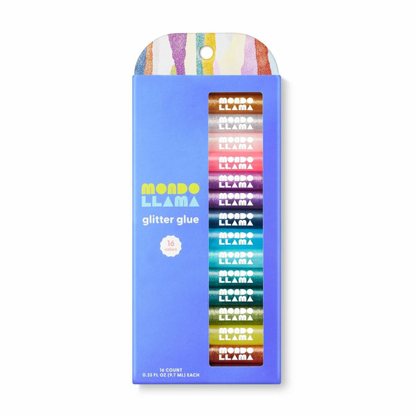 Mondo Llama 16ct Glitter Glue Pen Pack - ™