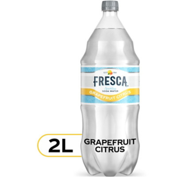 Fresca Soda Flavored Sparkling Sugar Free Zero Calorie Original Citrus - 2 Liter