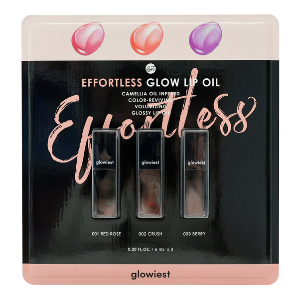 glowiest Effortless Glow Lip Oil - Red Rose, Crush & Berry