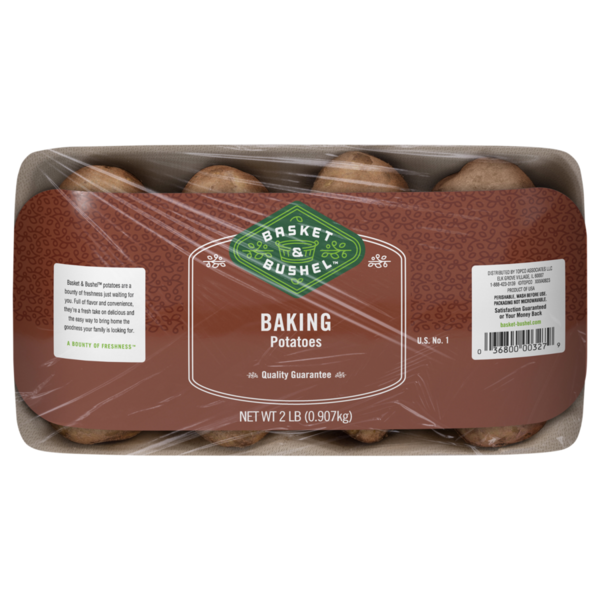 Prepackaged Russet Baking Potatoes
