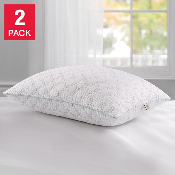 Martha Stewart Trellis Bloom Quilted Pillow, 2 Count