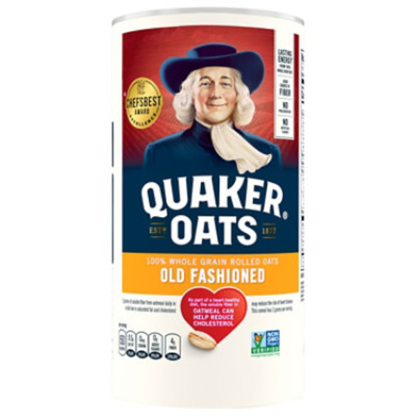 Quaker Oats, 100% Whole Grain, Old Fashioned
