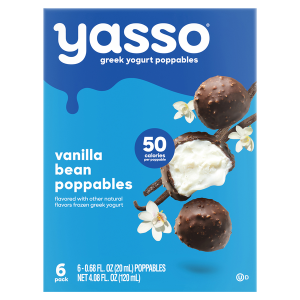 Yasso Poppables, Vanilla Bean, 6 Pack Same-Day Delivery or Pickup