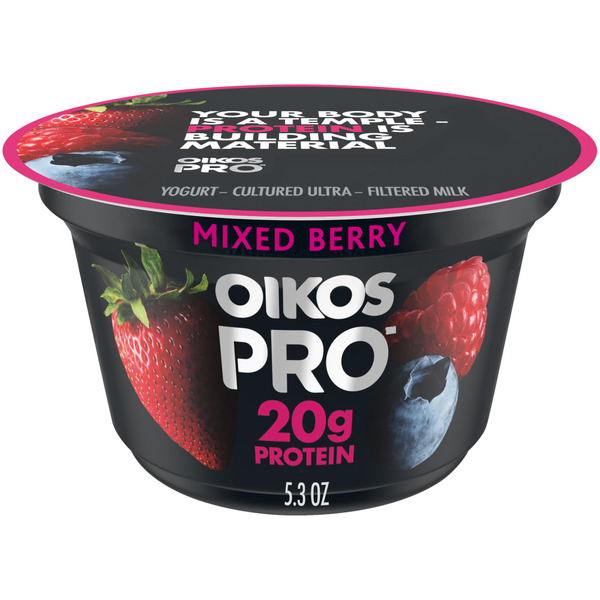 Oikos Pro Mixed Berry Yogurt-Cultured Ultra-Filtered Milk