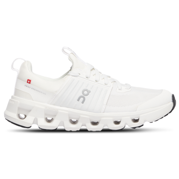 ON Kids' Grade School Medium Width Cloudswift Shoes, Size 3.5 - White