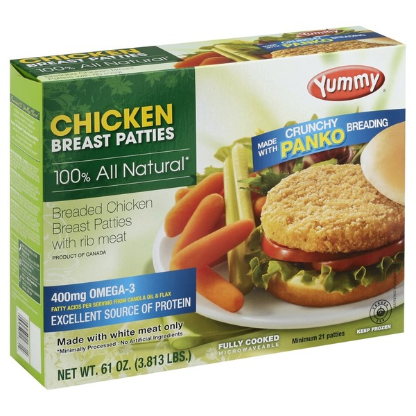 Yummy Chicken Breast Patties (61 oz) Instacart