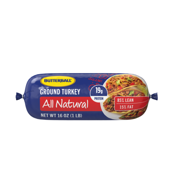Butterball All Natural 85% Lean 15% Fat Ground Turkey