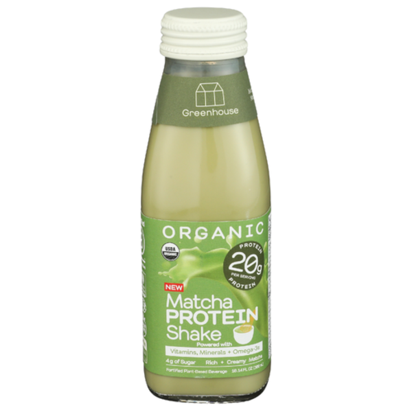 Greenhouse Juice Co Organic Matcha Protein Shake