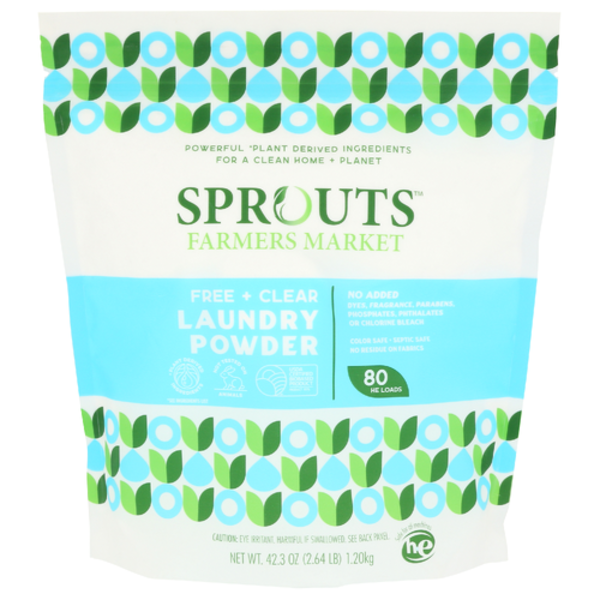 Sprouts Free And Clear Laundry Detergent
