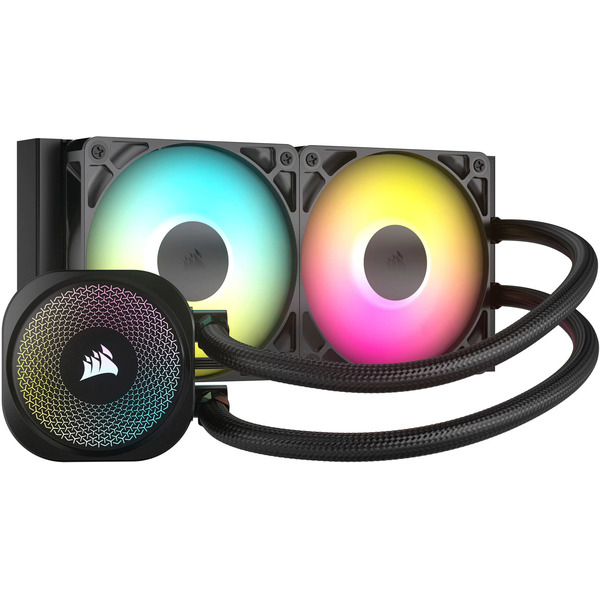 CORSAIR Nautilus 240 ARGB Liquid CPU Cooler With RS120 ARGB Fans - Black