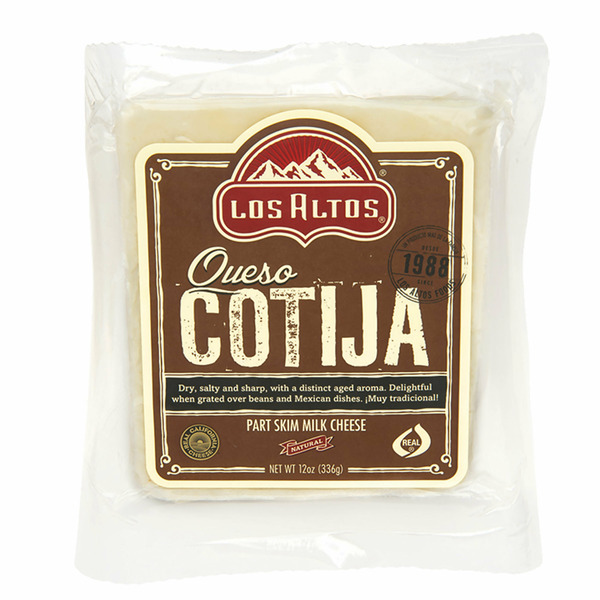 Los Altos Queso Cotija, Part Skim Milk, Natural Mexican Cheese