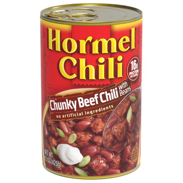 Hormel Chili Chunky Beef Chili with Beans, 15 OZ