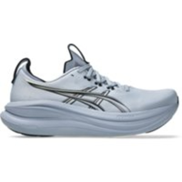 Asics Men's GEL-NIMBUS 28 Running Shoes, Size 10.5, Medium/D - Grey Blue/Black