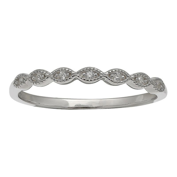 Primrose Sterling Silver Scalloped Ring