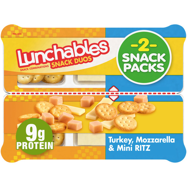 Lunchables Snack Duos Turkey, Mozzarella & Mini Ritz Cracker Kids