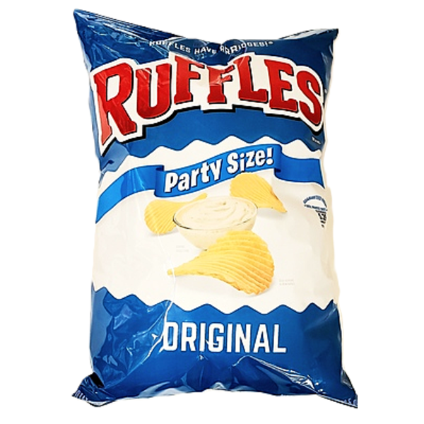 Family Size Ruffles Ruffles Original Potato Chips, Party Size Same-Day Delivery or Pickup ...