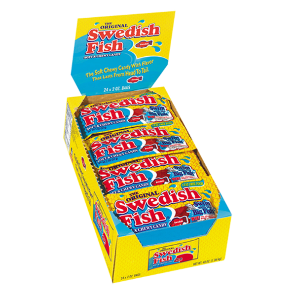 Red Swedish Fish, 2 oz - 24 ct
