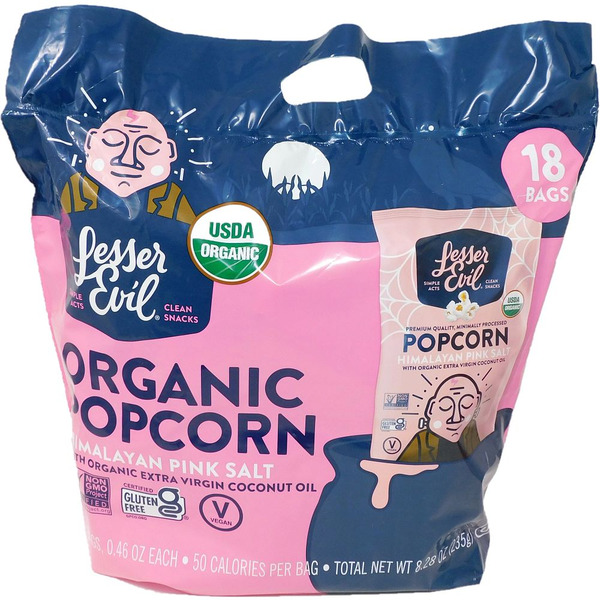 LesserEvil Organic Popcorn, Halloween Snack Pack Same-Day Delivery