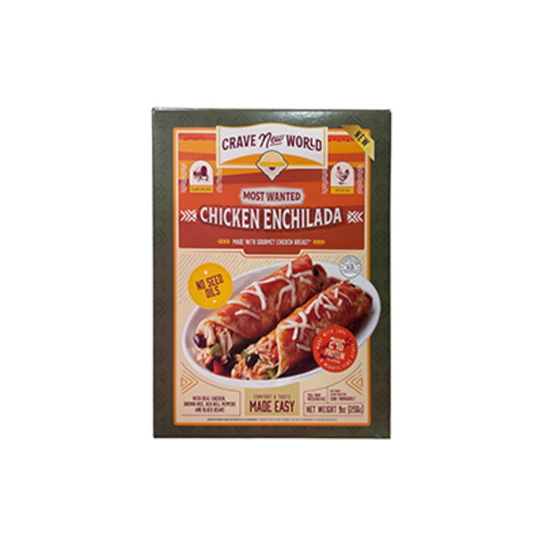 Crave New World Chicken Enchilada Frozen Meal