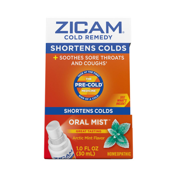 Zicam Cold Remedy Oral Mist Arctic Mint Flavor Same-Day Delivery