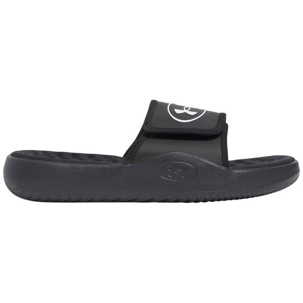 Under Armour Men's Ignite Pro 8 Medium Width Slides, Size 11 - Black & Galaxy