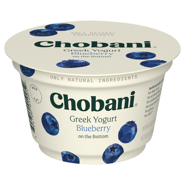 Chobani Nonfat Greek Blueberry Yogurt