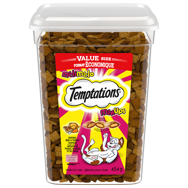 Temptations Whiskas MixUps Chicken, Beef & Turkey Treats for Cats