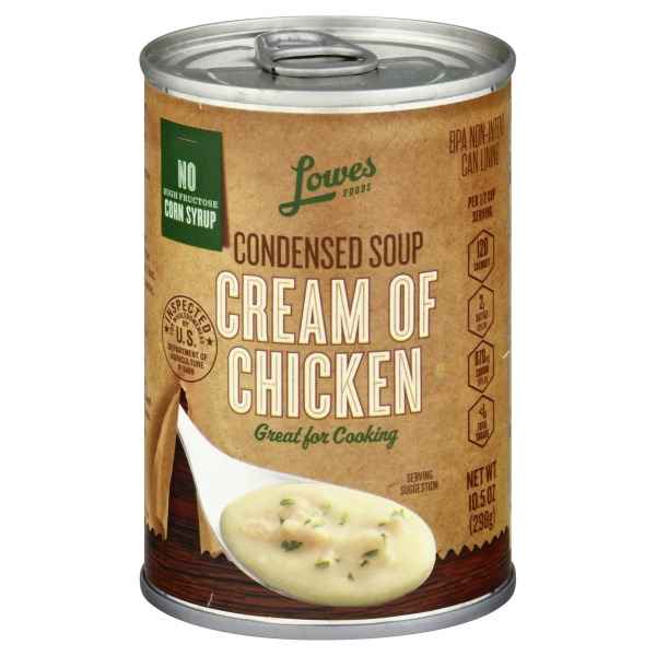 Lowes Foods Cream of Chicken Condensed Soup