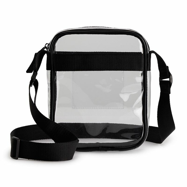 FLX Clear Crossbody Bag, Black