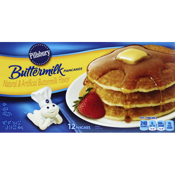 Pillsbury Pancakes, Buttermilk (12 each) Instacart