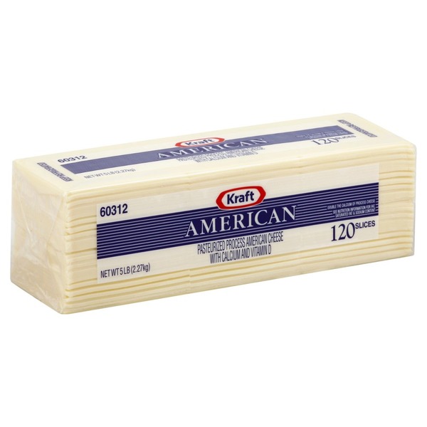 Kraft Cheese, Pasteurized Process, American (120 each) Instacart