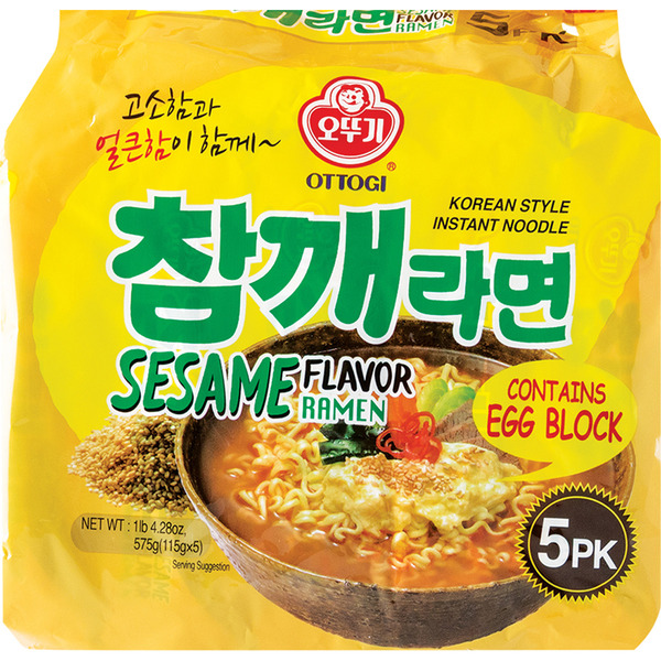 Ottogi Sesame Flavor Ramen Multipack