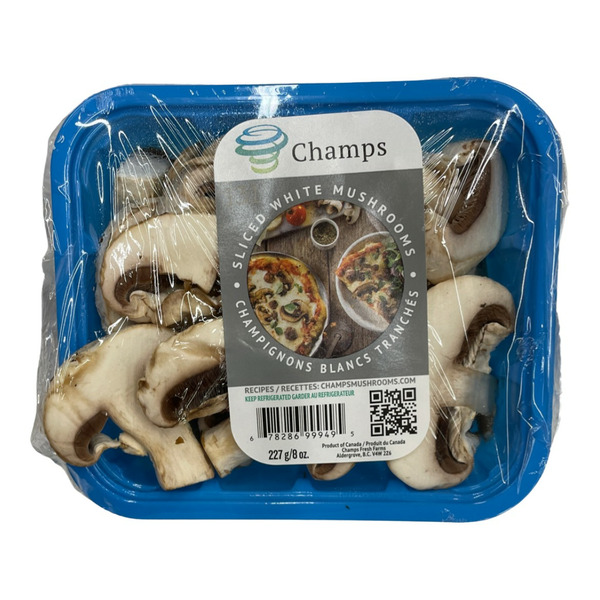 Sliced White Mushroom