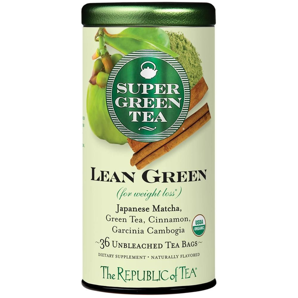 The Republic of Tea Lean Green Super Green Tea, Japanese Matcha