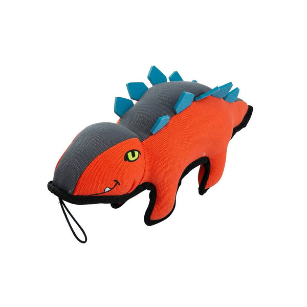 Play On Tough Dino Plush Dog Toy